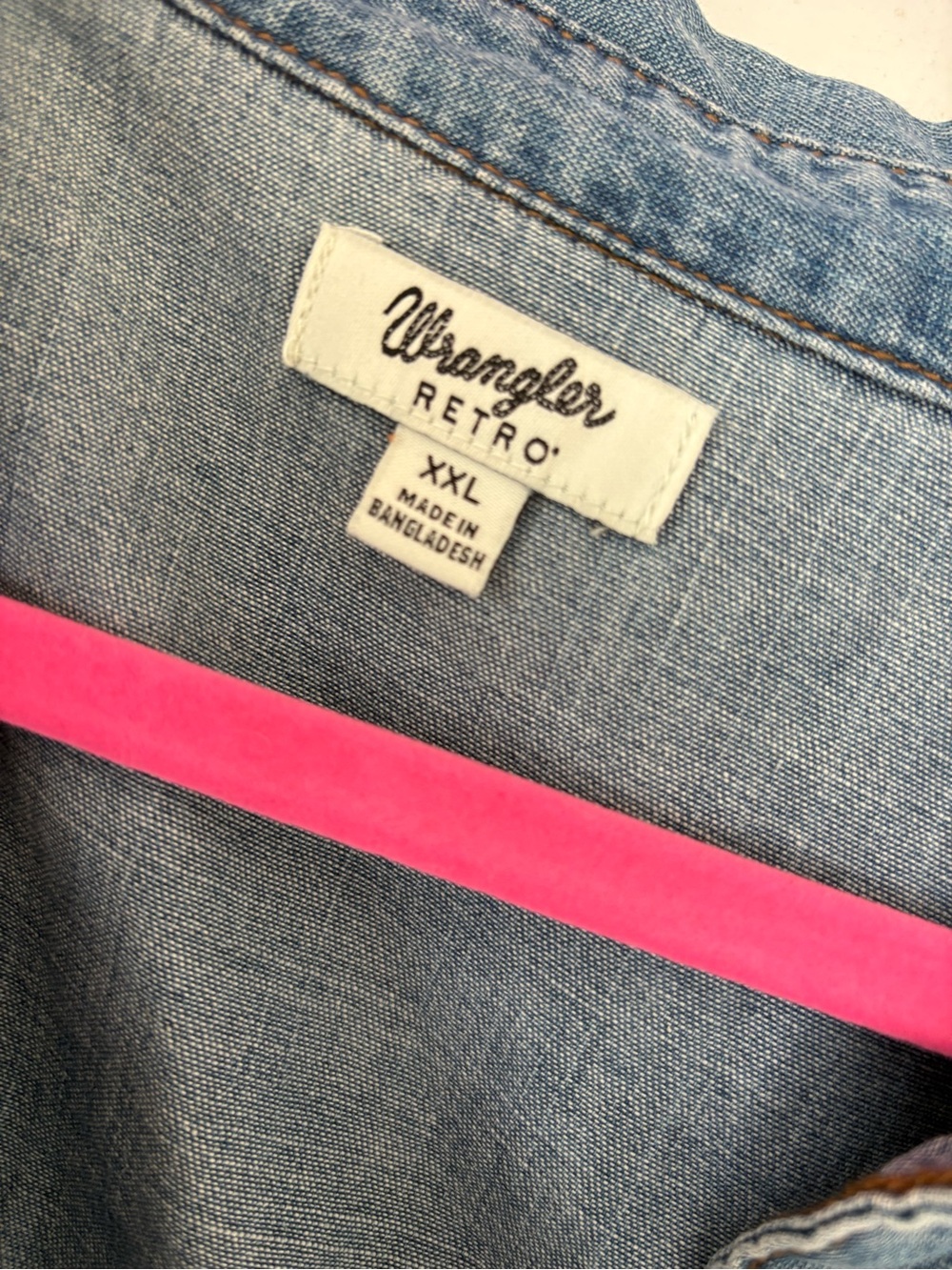 Wrangler Denim Midi Shirt Dress - Light Blue - Picture 5 of 8